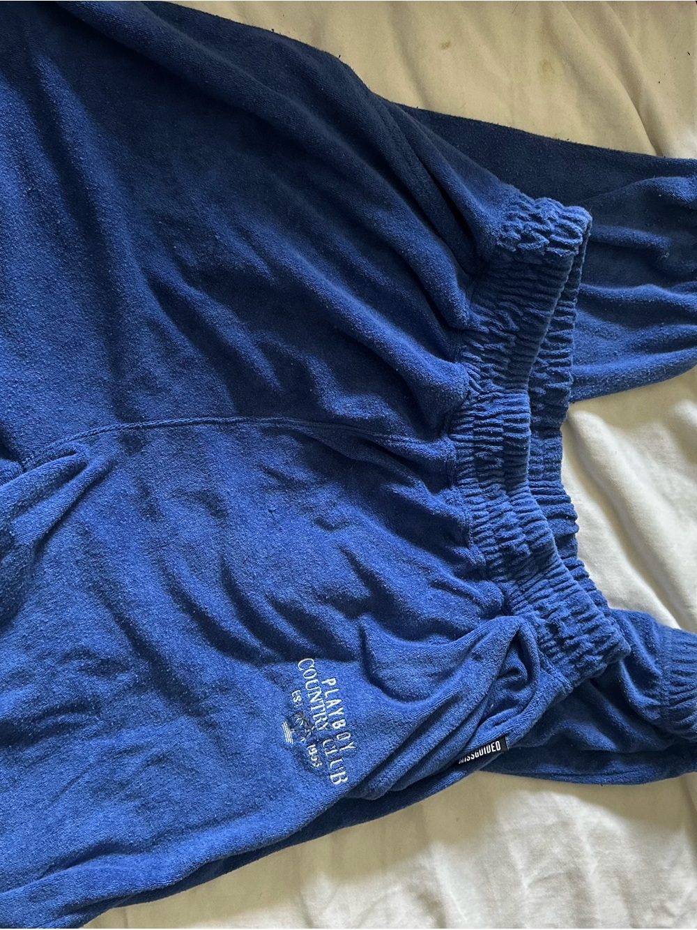 Playboy terry cloth sweatpants